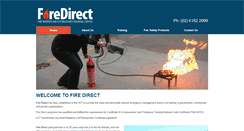 Desktop Screenshot of fire-direct.com.au