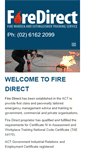 Mobile Screenshot of fire-direct.com.au